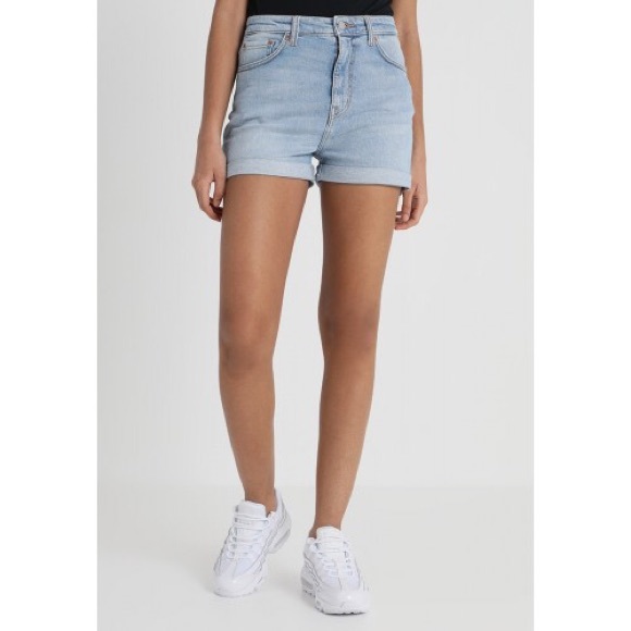 New Day Weekday Organic Cotton Denim Shorts - Picture 1 of 7